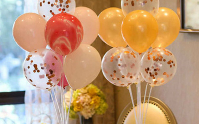 Оформление шарами на день рождения